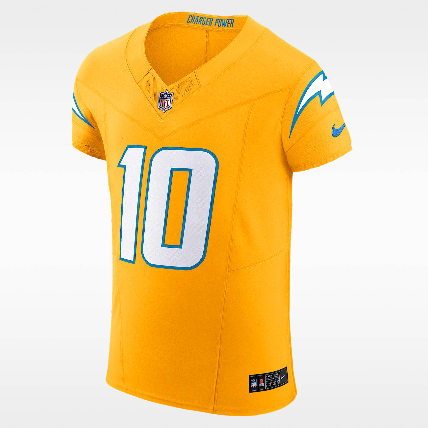 Justin Herbert Los Angeles Chargers Men's Nike Dri-FIT NFL Elite